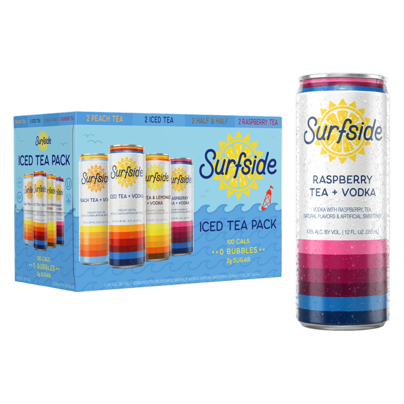 Surfside Iced Tea 8pk 12oz 4.5% ABV