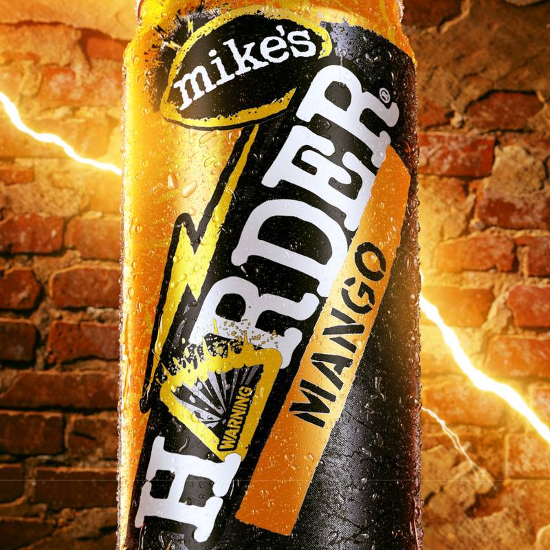 Mike's HARDER Mango, lata individual de 23.5 oz, Alc. 8.0% Vol.