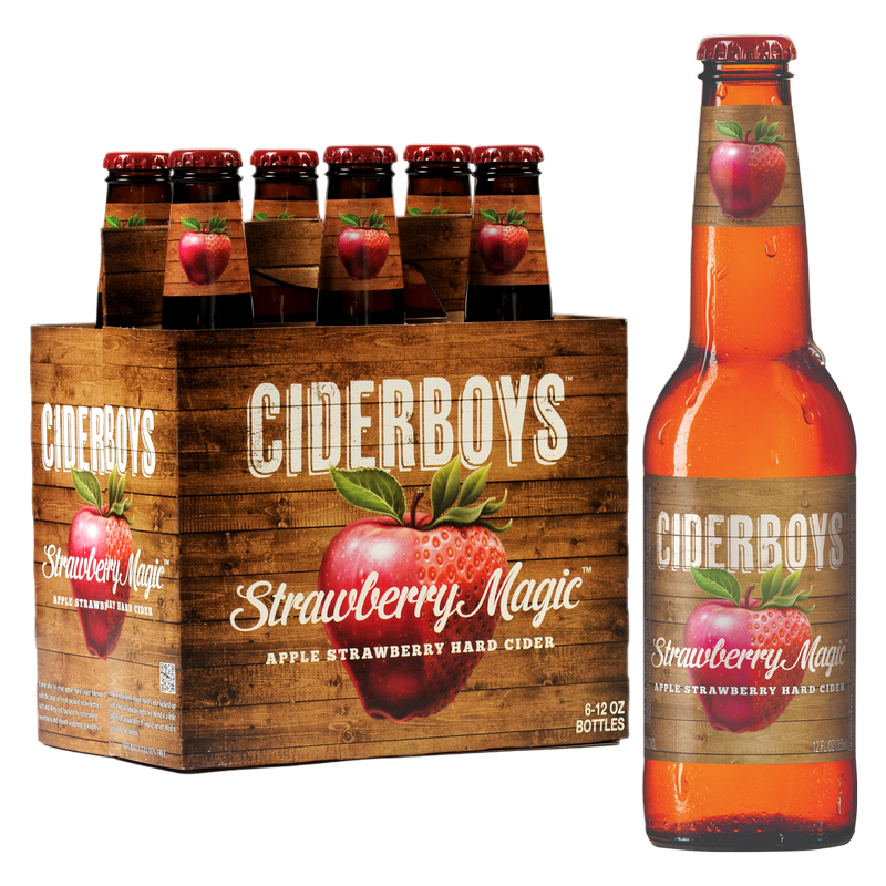 Ciderboys Strawberry Magic 6pk 12oz Can 5.0% ABV