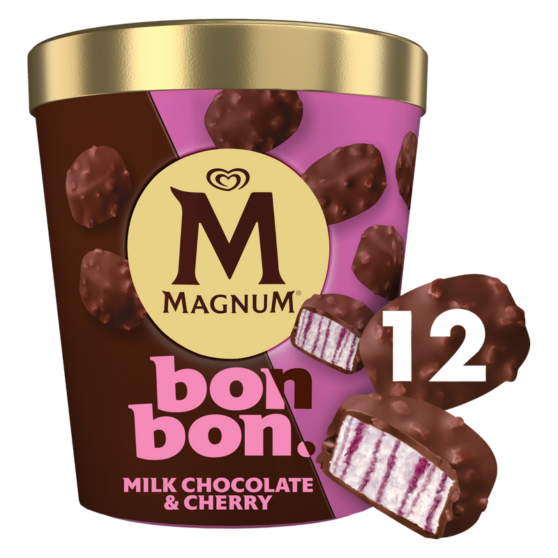 Magnum Bonbon Cherry & Milk Chocolate, 12 x 17ml