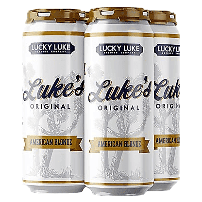 Lucky Luke Brewing Luke's Original American Blonde 4pk 16oz Can