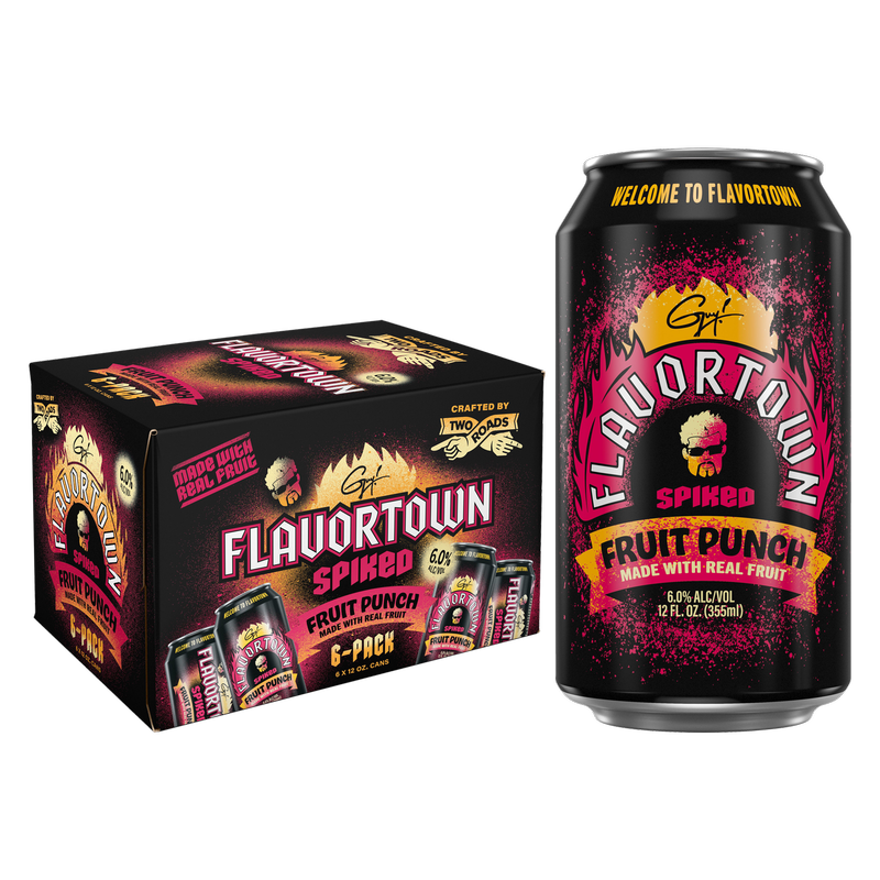 Flavortown Spiked Fruit Punch 6pk 12oz Can 6% ABV