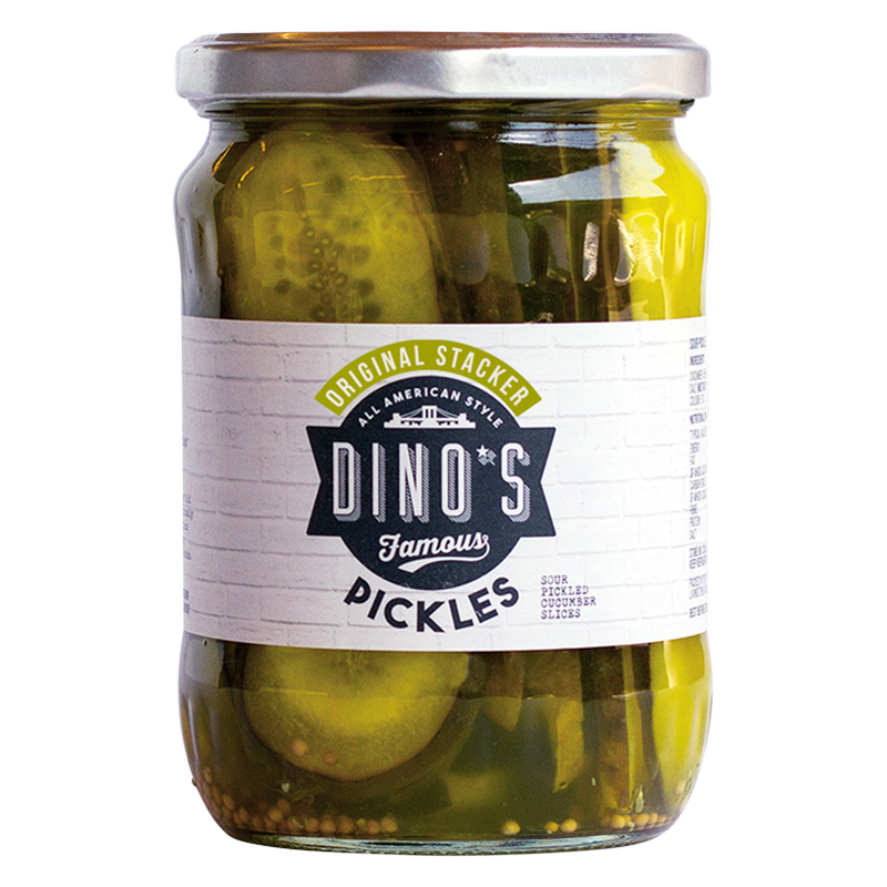 Dino's Original Stacker Pickles, 530g