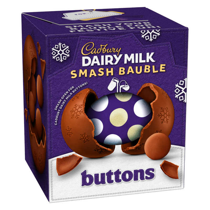 Cadbury Buttons Smash Bauble, 90g