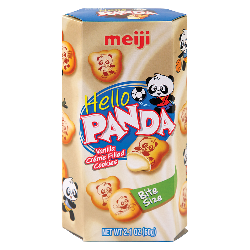 Meiji Hello Panda Vanilla Creme Filled Cookies 2.1oz