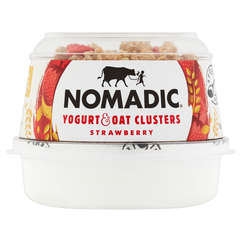 Nomadic Strawberry Yoghurt & Oat Clusters, 169g