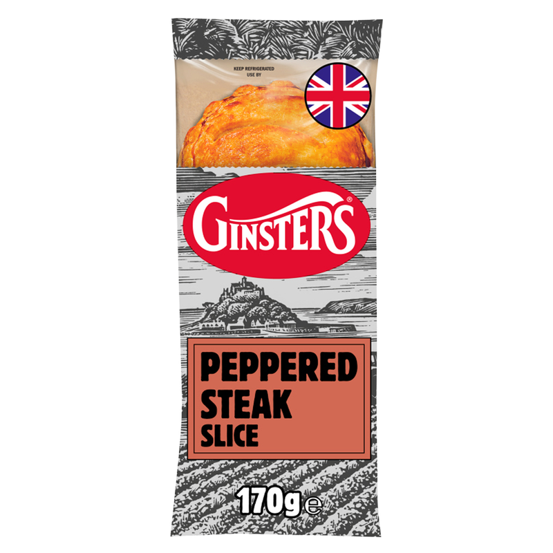 Ginsters Peppered Steak Slice, 170g