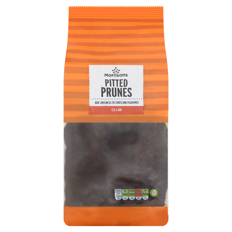 Morrisons Dried Pitted Prunes, 500g