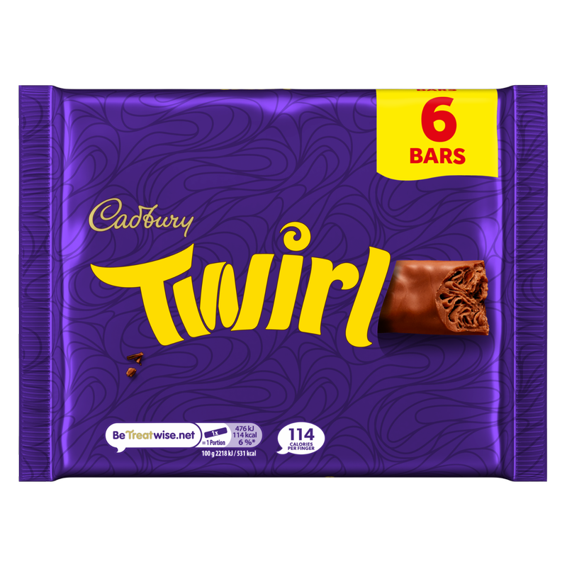 Cadbury 3 Twirl Bars, 129g