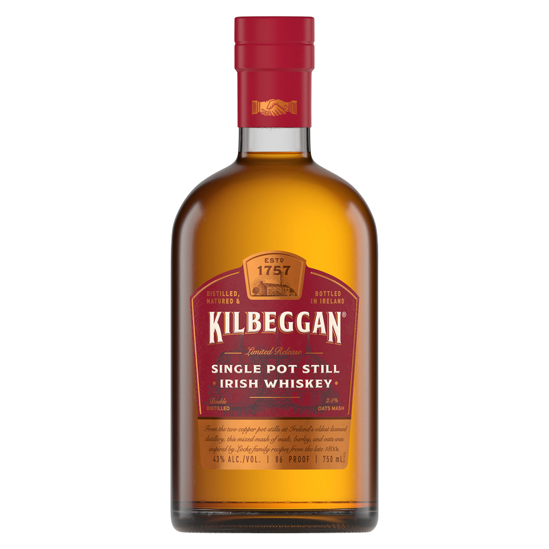 Kilbeggan Irish Whisky Single Pot Still 750ml
