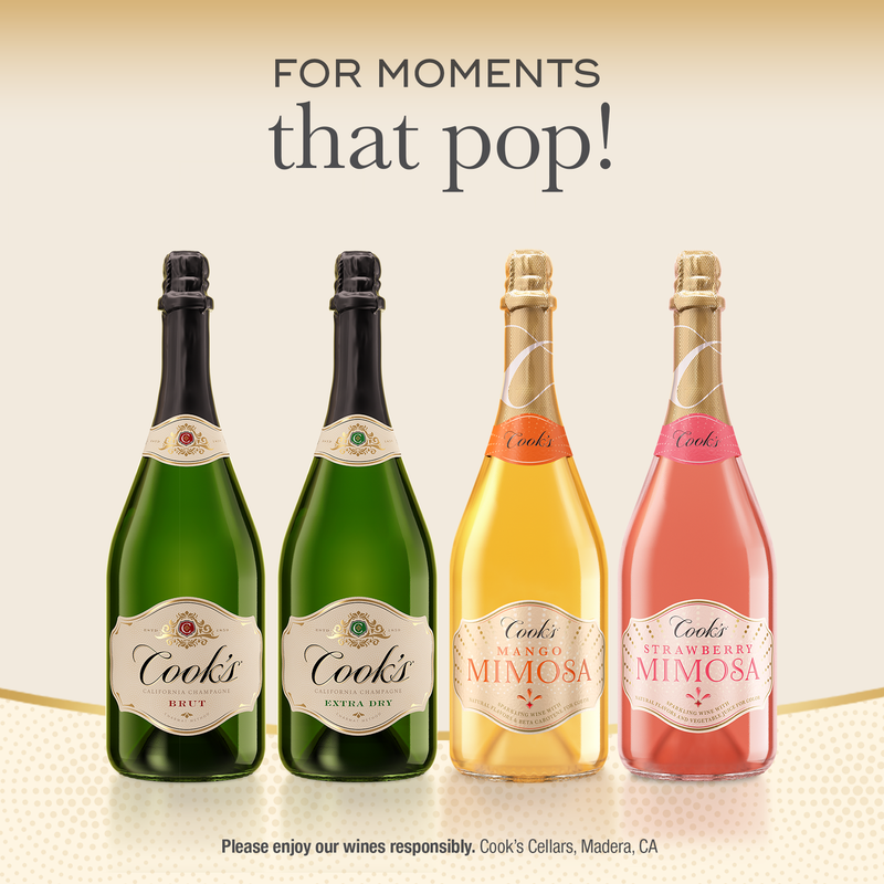 Cooks Sparkling Strawberry Mimosa 750ml Bottle