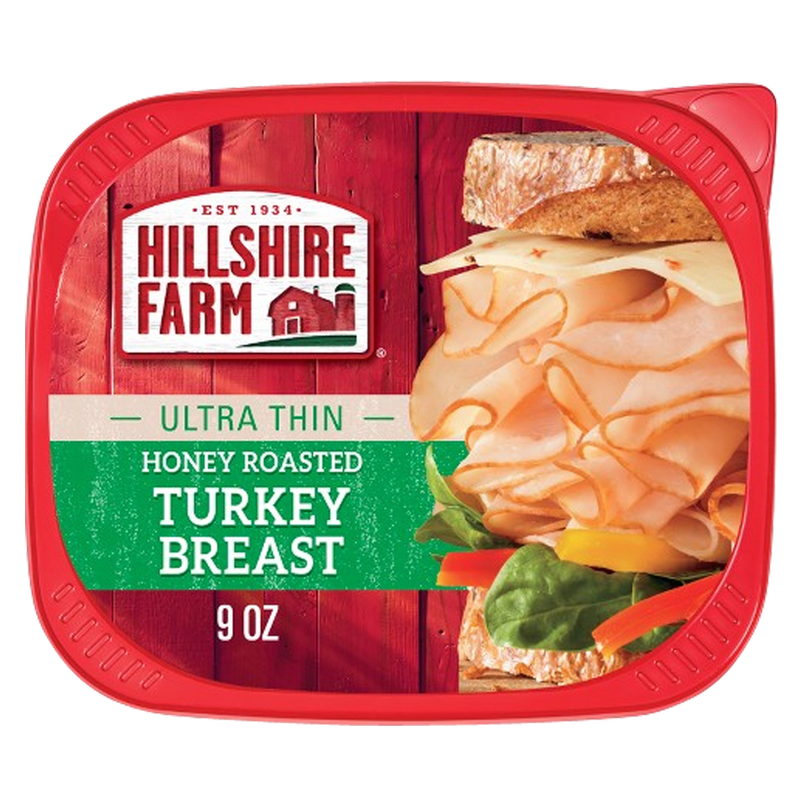 Hillshire Farm Pechuga de pavo asada con miel, rebanadas ultrafinas, 9 oz