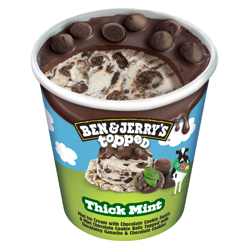 Ben & Jerry's Topped Thick Mint Ice Cream Pint