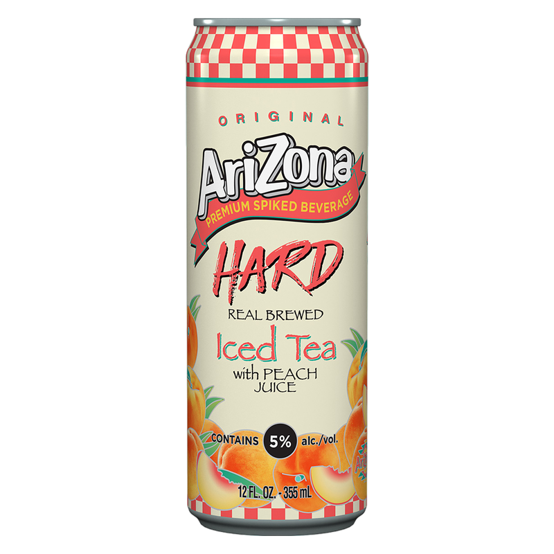 Arizona Hard Peach Tea 12pk 12oz Cans