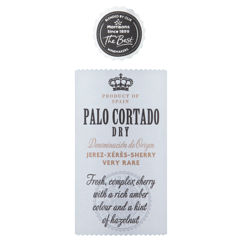 Morrisons The Best Palo Cortado Dry Jerez-Xérès-Sherry, 37.5cl