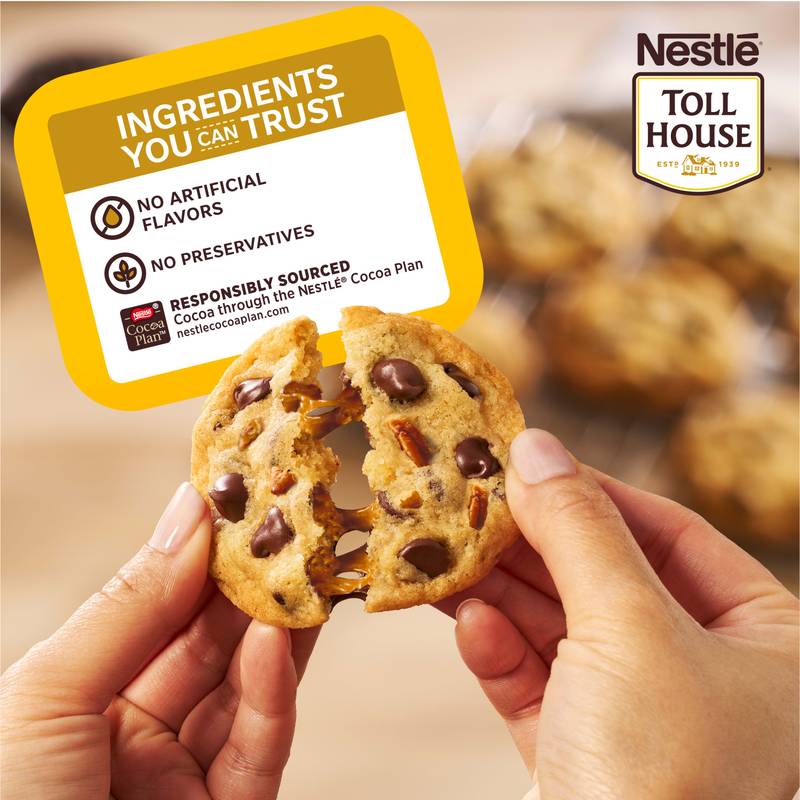 Nestle Toll House Caramel Pecan Turtle Cookie Dough - 12ct/16oz