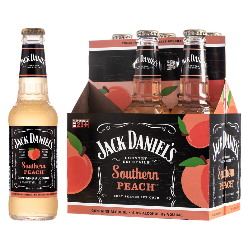 Jack Daniels Southern Peach 6pk 10oz Can