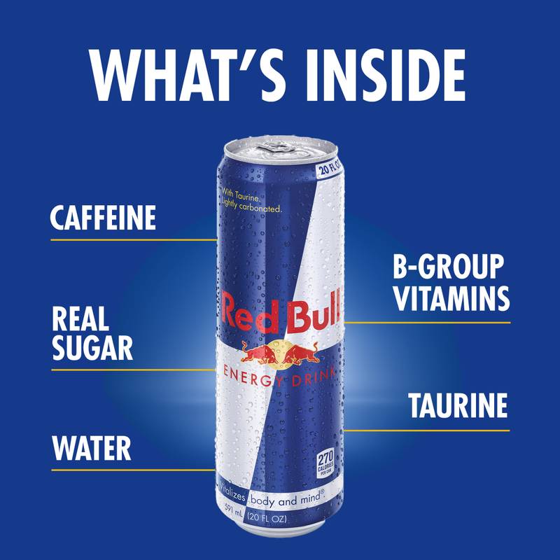 Red Bull Energy Drink 20oz Can