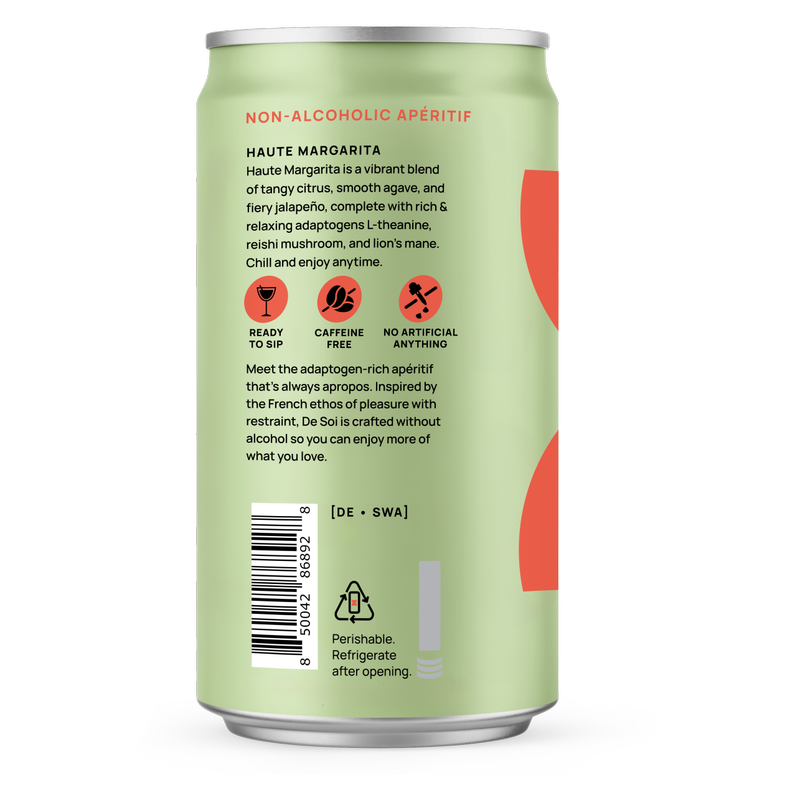 De Soi Haute Margarita 4pk 8oz Can