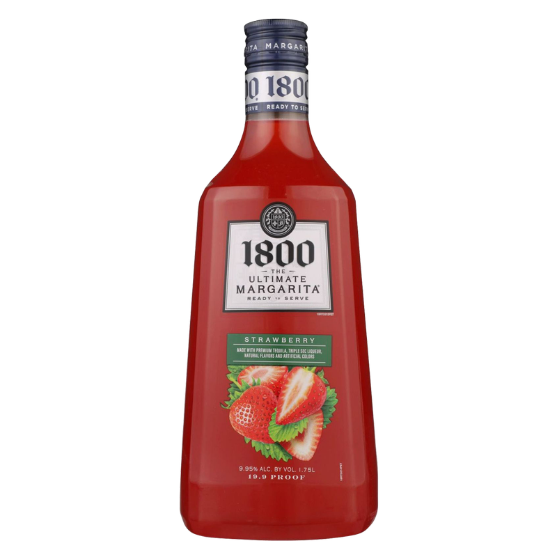 1800 Ultimate Strawberry Margarita Plastic 1.75L