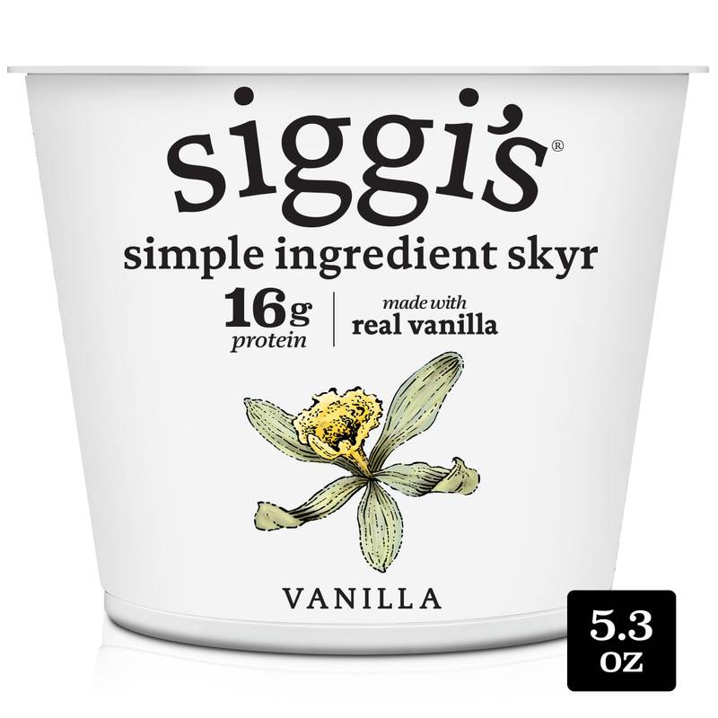 Siggi's Vanilla Skyr Icelandic-Style Strained Non-Fat Yogurt 5.3oz