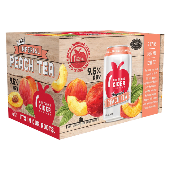 Portland Cider Imperial Seasonal - Imperial Peach Tea (6PKC 12 OZ)