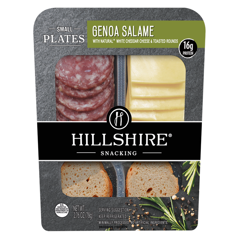 Hillshire Genoa Salame & Cheddar Cheese with Crackers - 2.76oz