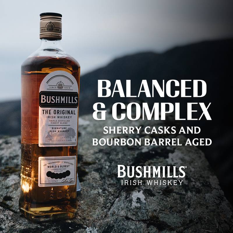 Bushmills Original Irish Whiskey 1L (80 Proof)