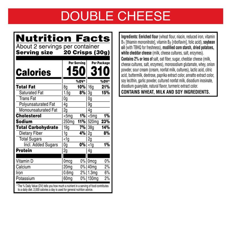 Cheez-It Snap'd Cheesy Baked Snacks Double Cheese 2.2oz - Delivered In As  Fast As 15 Minutes