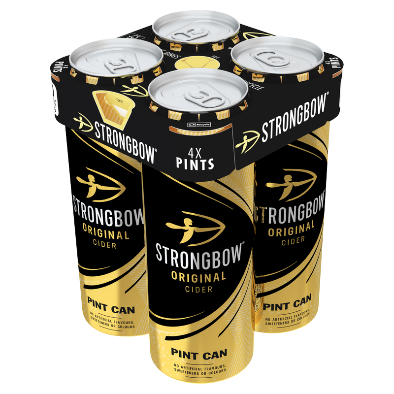 Strongbow Original Cider, 4 x 568ml