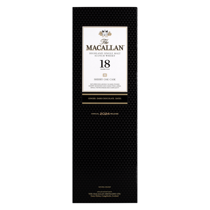 Macallan 18 Yr Sherry Oak 750ml (86 Proof)