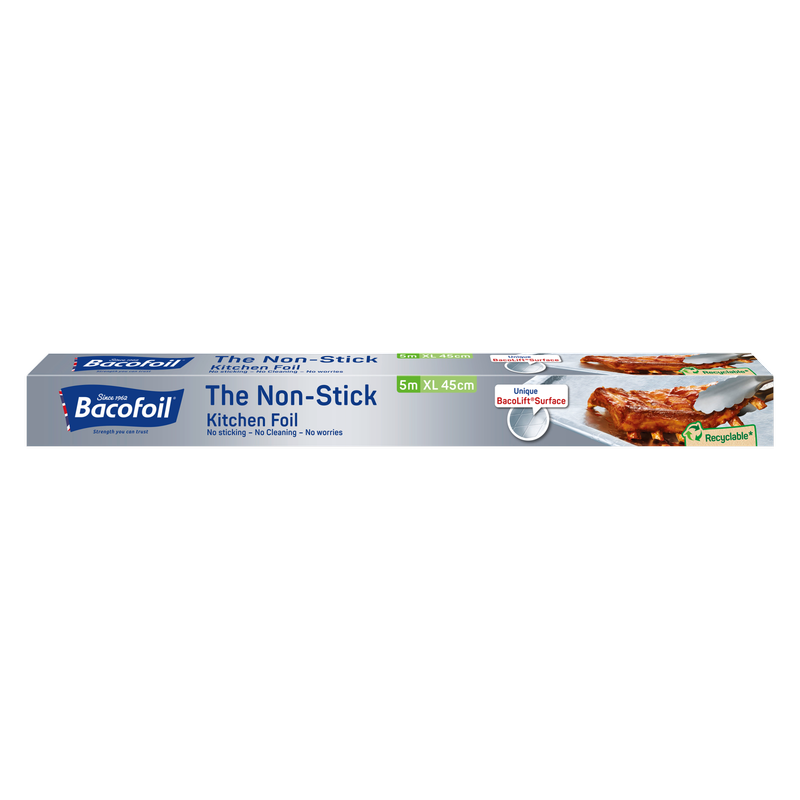 Bacofoil Non-Stick Kitchen Foil (45cm x 5m), 1pcs