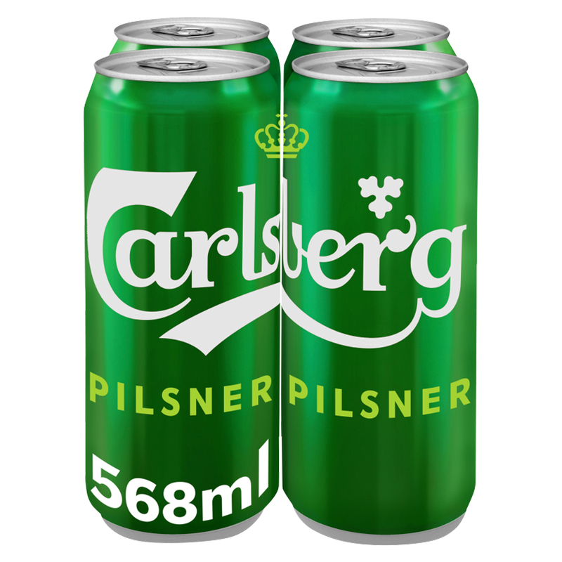 Carlsberg Pilsner, 4 x 568ml