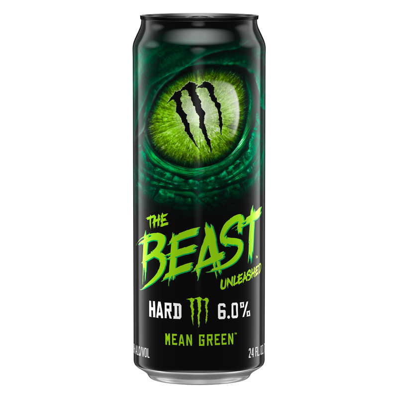 Beast Unleashed Mean Green 24oz Can
