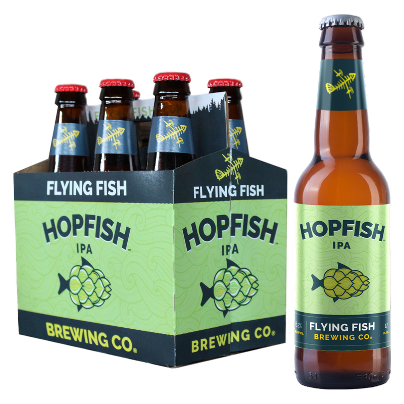 Flying Fish Hopfish IPA 6pk 12oz Btl 6.2% ABV