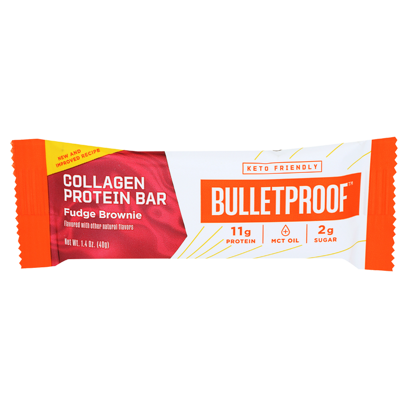 Bulletproof Collagen Fudge Brownie Protein Bar 1.4oz