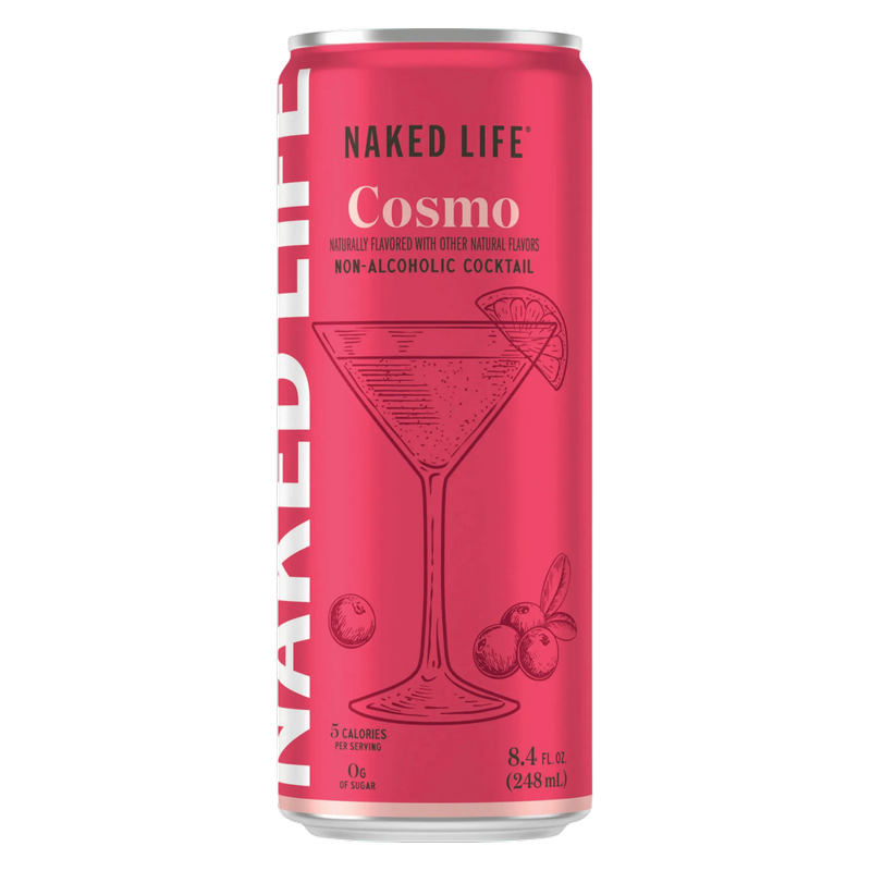 Naked Life Non-Alcoholic Cosmo 4pk 8.4oz Can