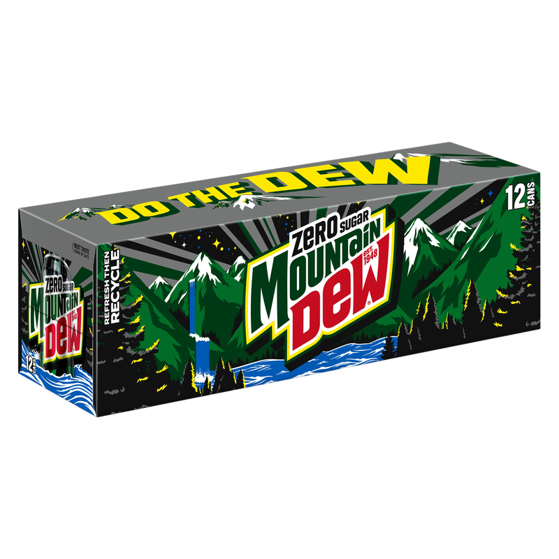 Mountain Dew Zero 12pk 12oz Can