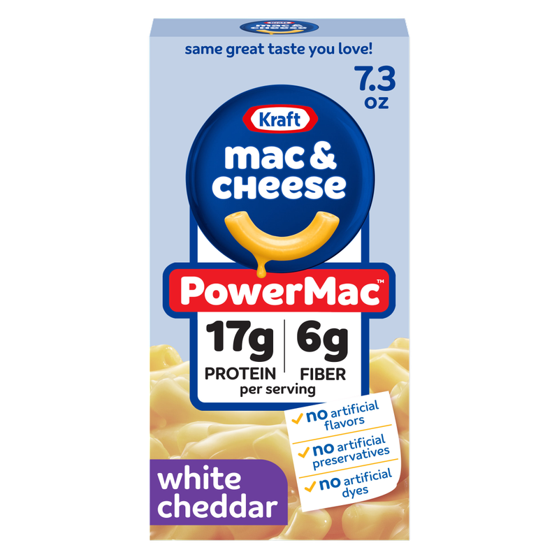 Kraft PowerMac White Cheddar Mac and Cheese 7.3oz