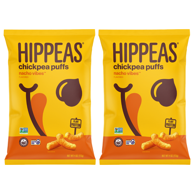 2ct - Hippeas Nacho Vibes Chickpea Puffs