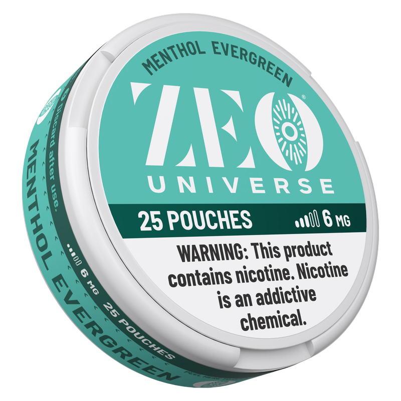 ZEO Evergreen Nicotine Pouches 25ct 6mg