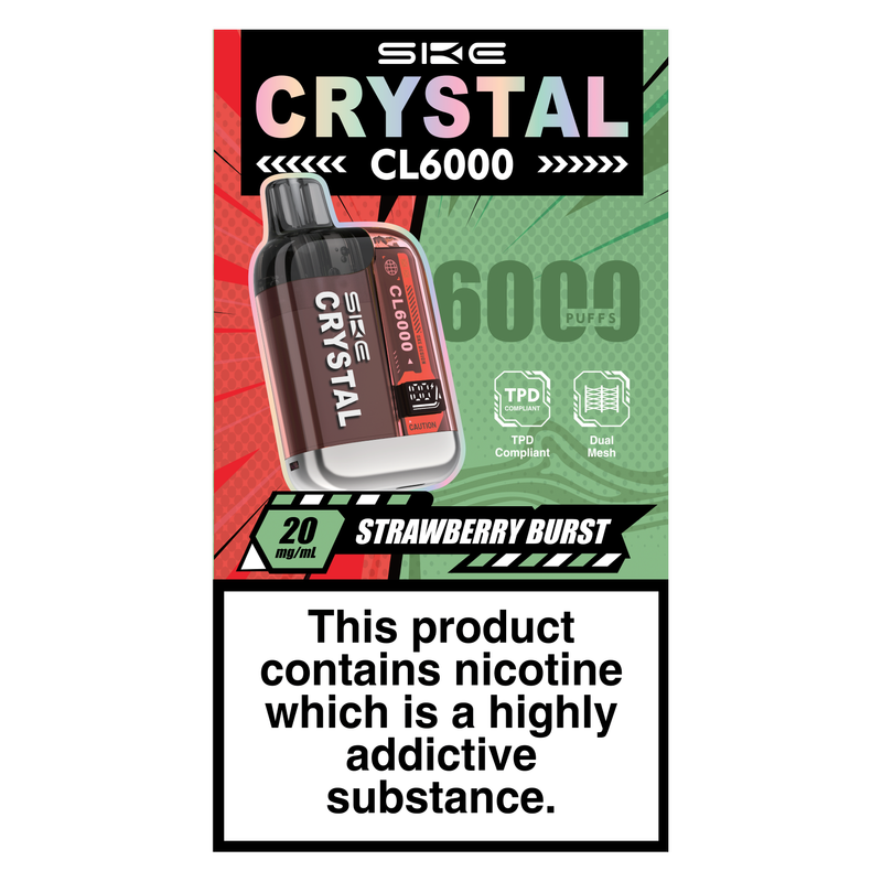 SKE Crystal CL6000 Strawberry Burst, 1pcs
