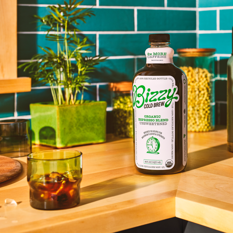Bizzy Organic Espresso Blend Cold Brew Coffee 48oz Btl