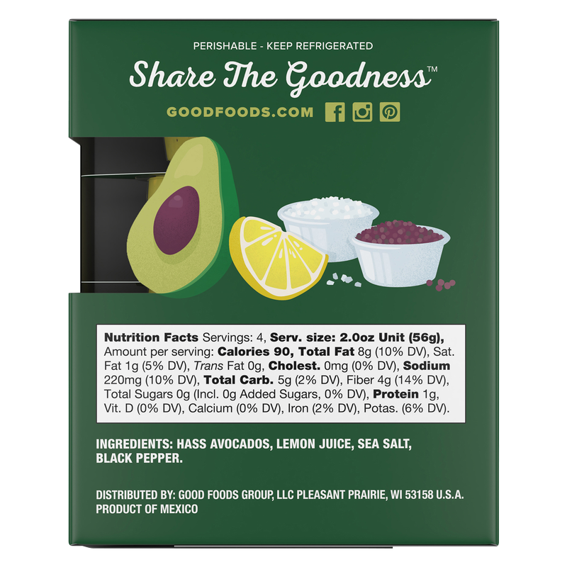 Good Foods Avocado Mash Single Serve - 4ct/8oz