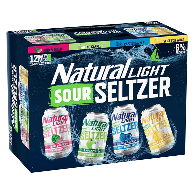 Natural Light Sour Seltzer 12pk 12oz Can 6.0% ABV