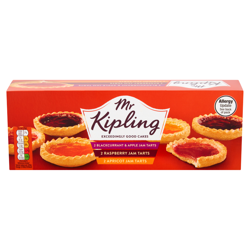 Mr Kipling Jam Tart Selection, 6pcs