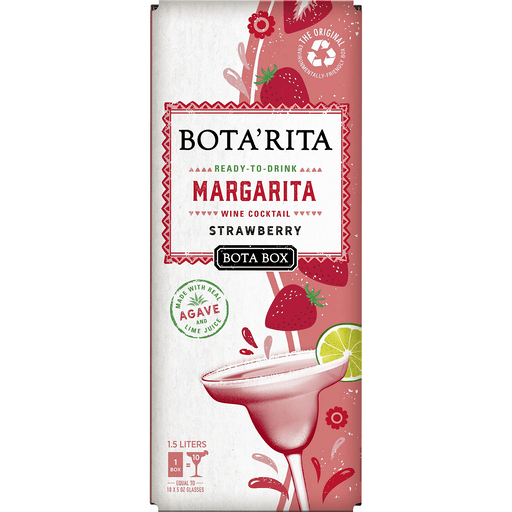 Botarita Strawberry Margarita 1.5L Box