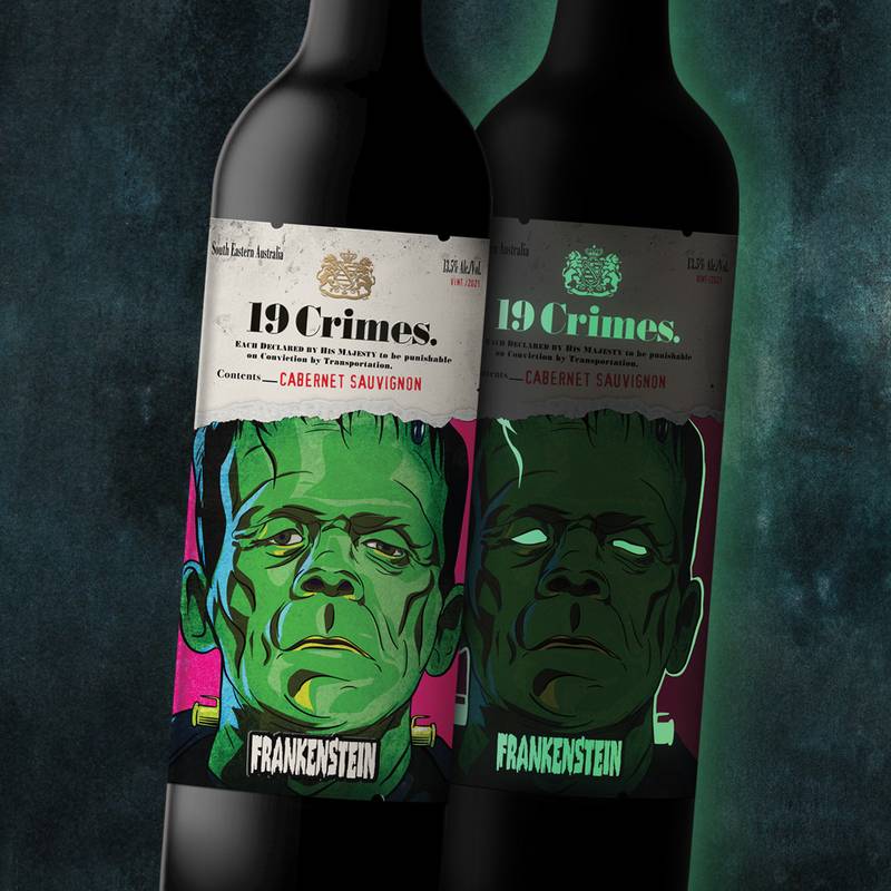 19 Crimes Frankenstein Cabernet Sauvignon 750ml Btl 13.5% ABV