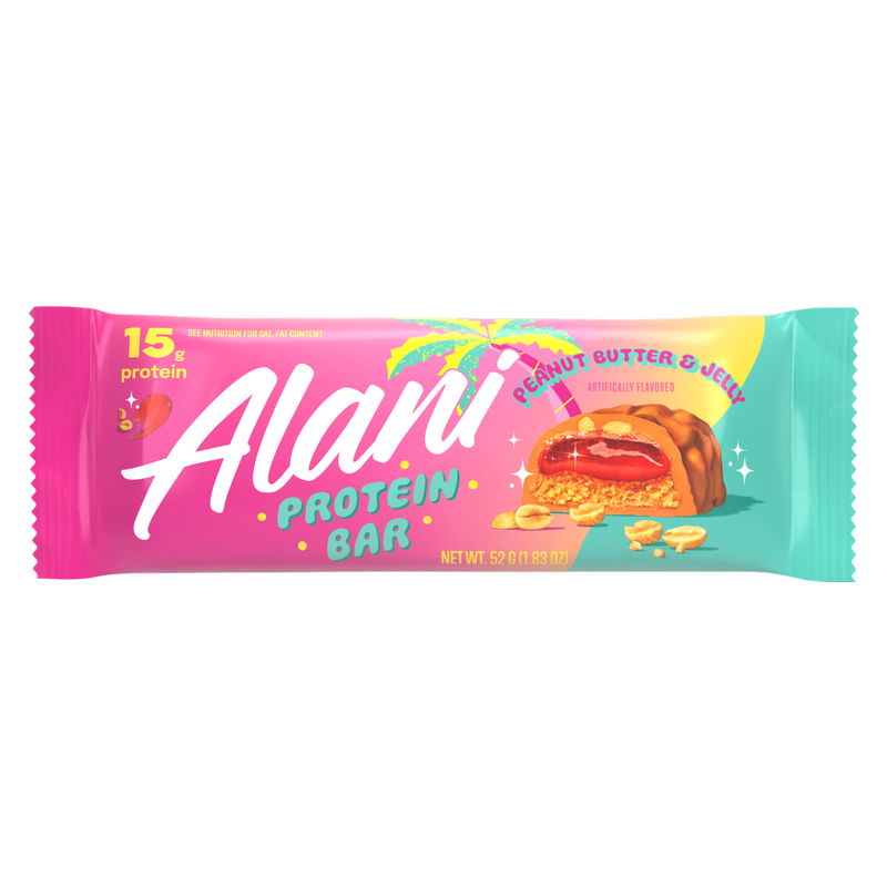 Alani Energy Hawaiian Shaved Ice & Peanut Butter & Jelly Protein Bar Pack 