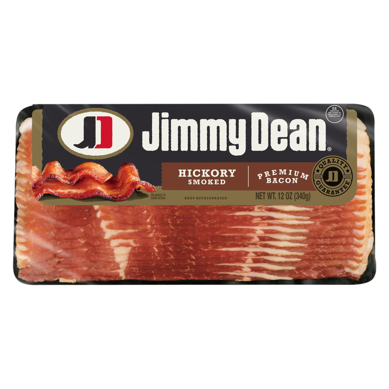 Jimmy Dean Hickory Smoked Bacon - 12oz